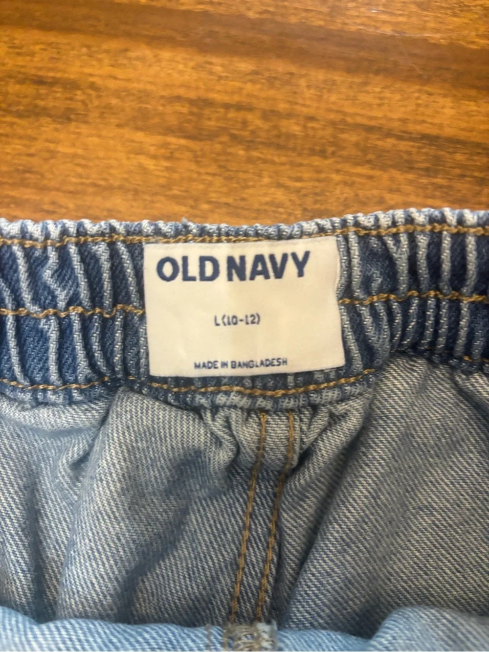 Old Navy girls size large denim Wrap Skort bundle